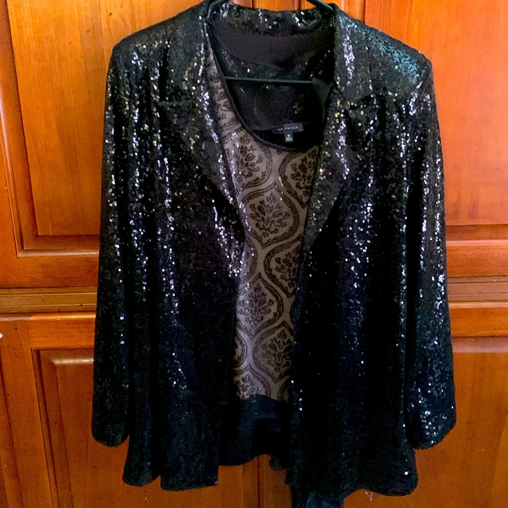 CUPSHE SEQUENCE BLAZER Sz M
